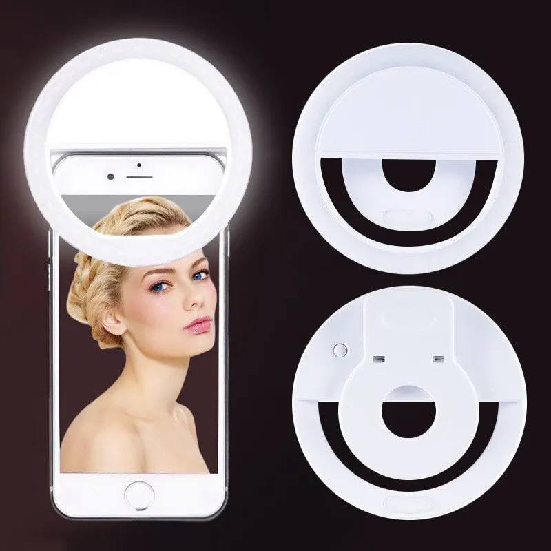 Mobile selfie ringlight