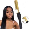 Gold styling comb
