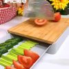 Cutting board with drawer
