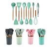 Silicone non stick spoon set
