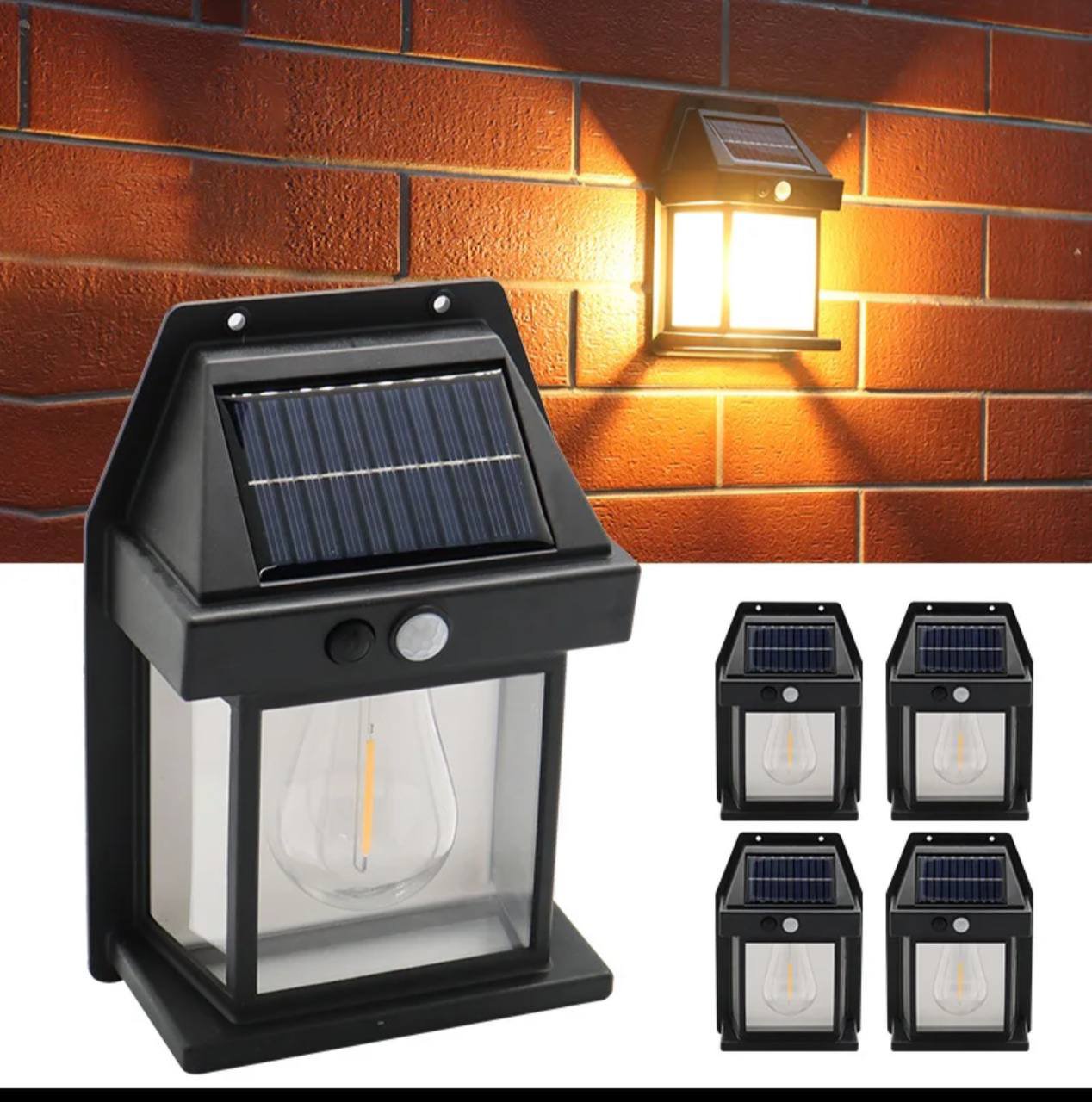 Outdoor wall solar lamp