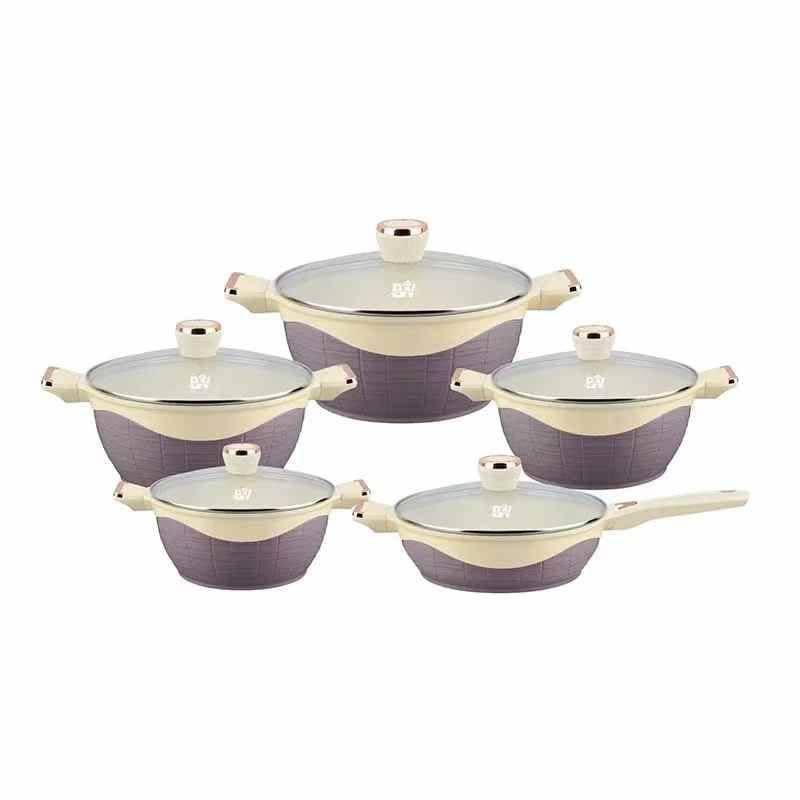 BW non stick cookware set 10 pcs