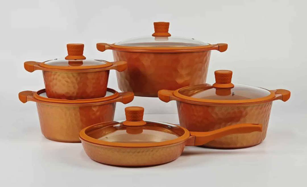 Donnor gorgeous non stick cookware set 10 pcs