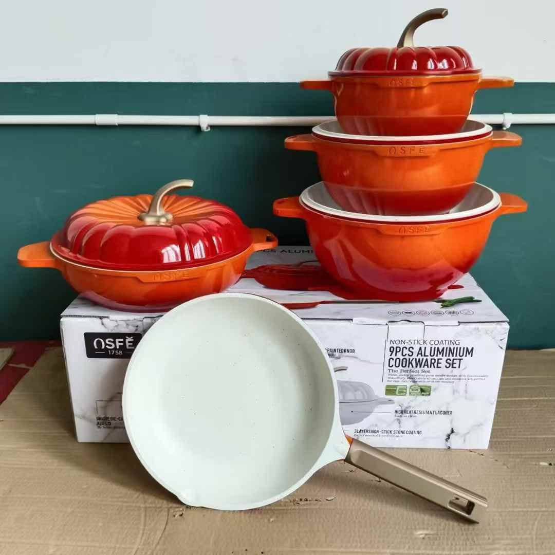 Osfe tomato non stick cookware set