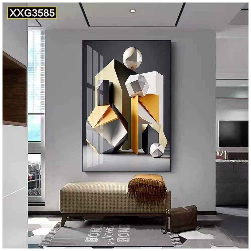 Crystal led wall lamp interior deco 120X80cm