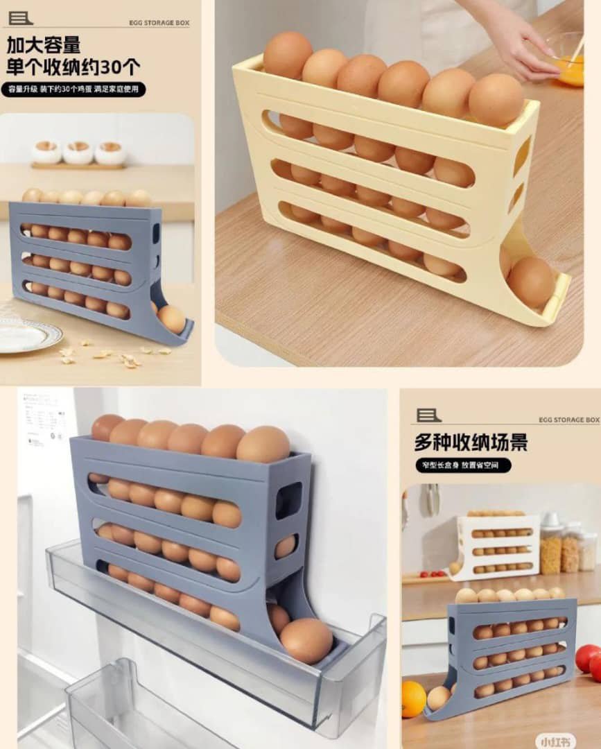 Egg slide crate