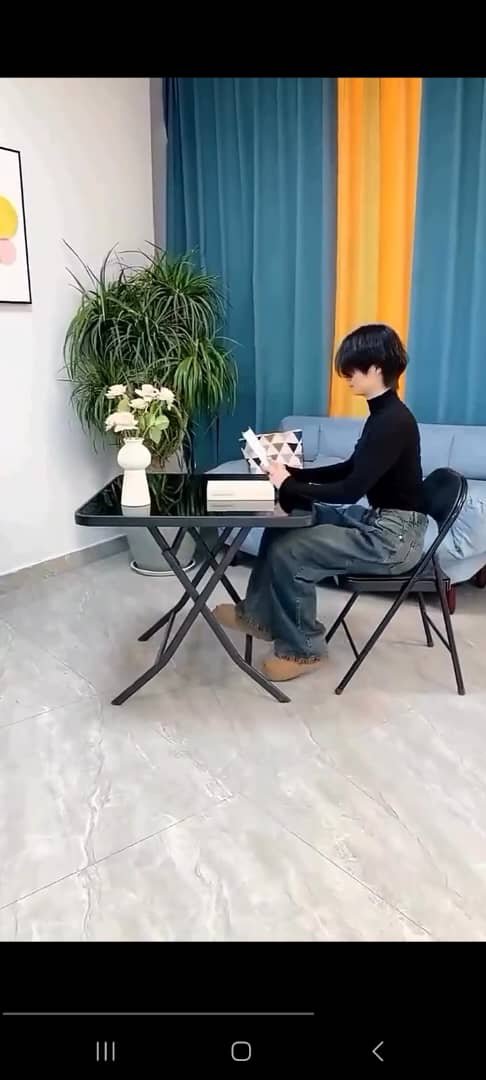 Study table with 2 chairs - Image 3