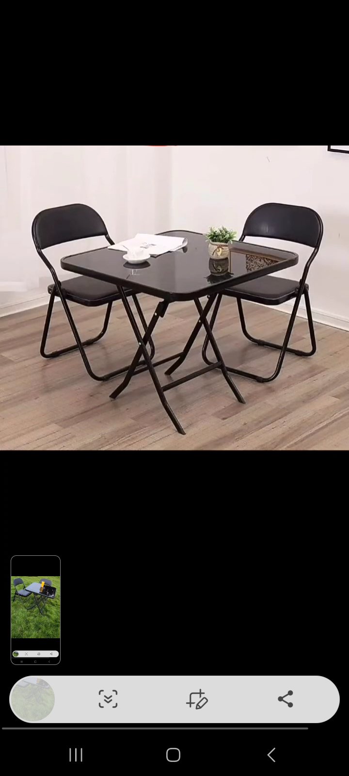 Study table with 2 chairs