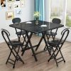 70cm×70cm Table with 4 chairs dinning set