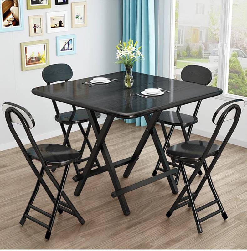 70cm×70cm Table with 4 chairs dinning set