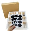 12 pcs spice jar with pen and label
