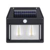 2in1 outdoor wall solar lamp