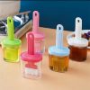 Oil brush container