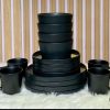 16 pcs dinner set Black colour