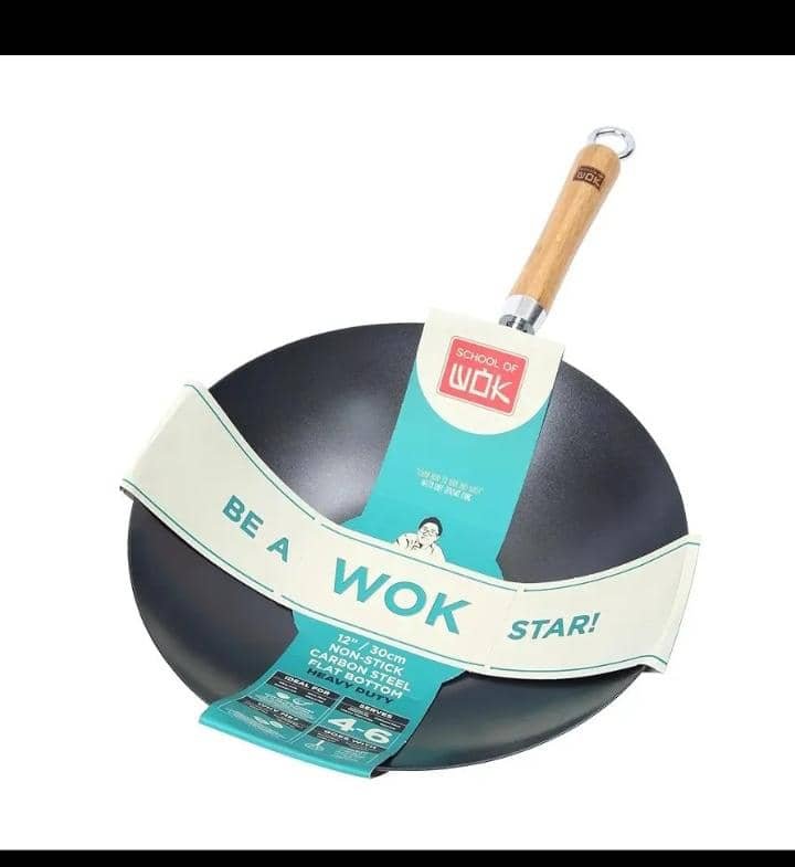 Granite non stick wok pan 36cm
