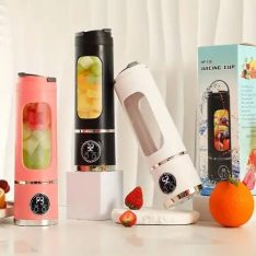Double botton rechargeable juicer