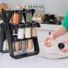 18 jar rotating spice rack